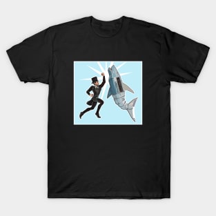 Abe Lincoln vs RoboShark T-Shirt